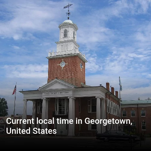 Current local time in Georgetown, United States
