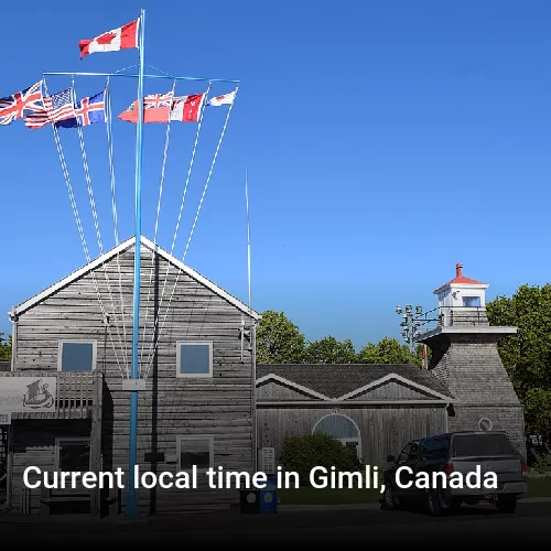 Current local time in Gimli, Canada