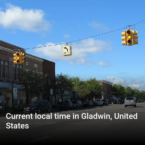 Current local time in Gladwin, United States