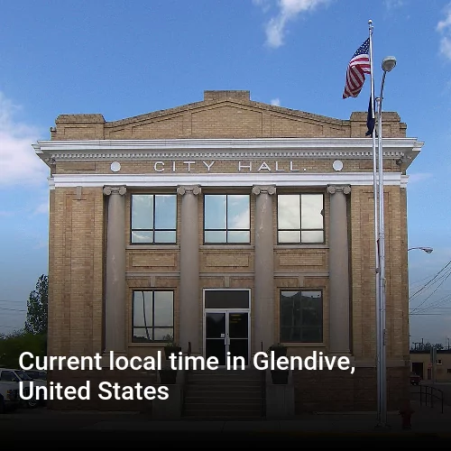 Current local time in Glendive, United States