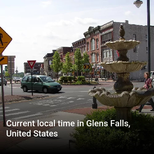 Current local time in Glens Falls, United States