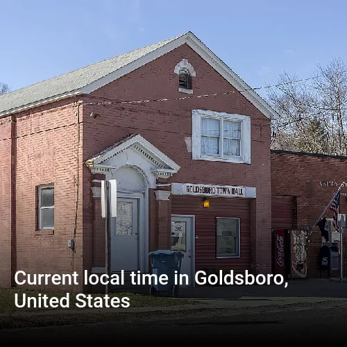 Current local time in Goldsboro, United States
