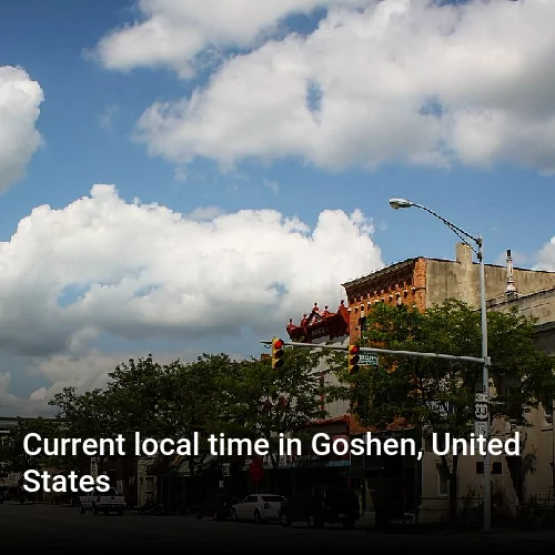 Current local time in Goshen, United States