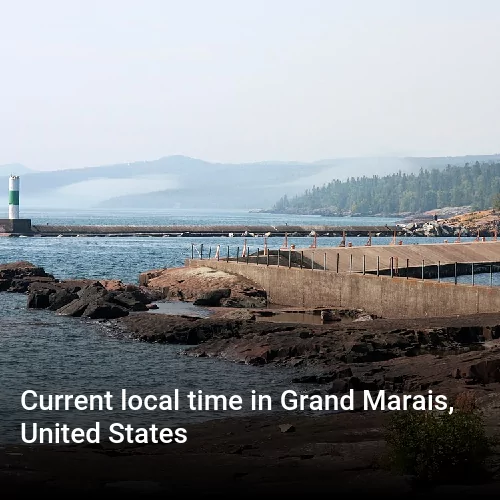 Current local time in Grand Marais, United States