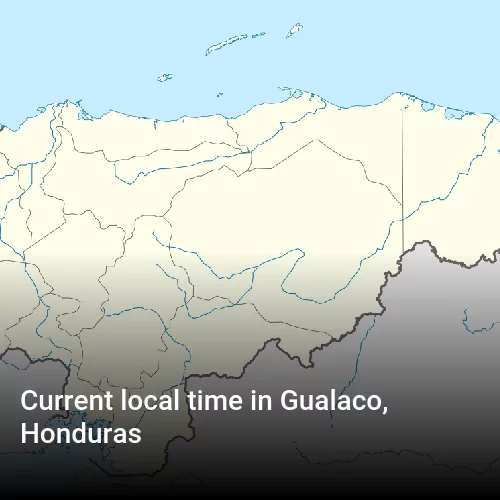Current local time in Gualaco, Honduras