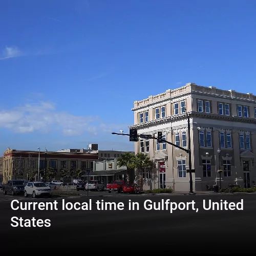 Current local time in Gulfport, United States