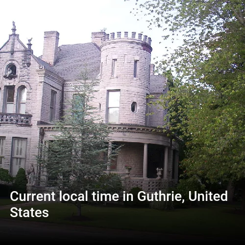 Current local time in Guthrie, United States