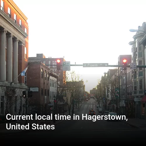 Current local time in Hagerstown, United States