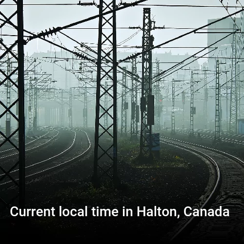 Current local time in Halton, Canada