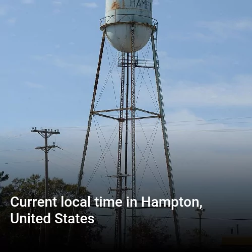 Current local time in Hampton, United States