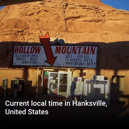Current local time in Hanksville, United States