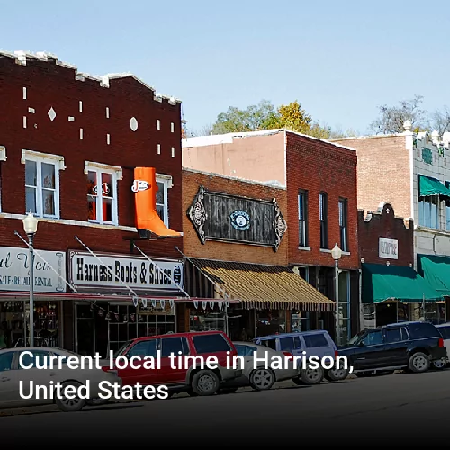 Current local time in Harrison, United States