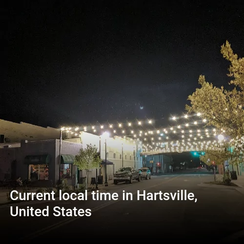 Current local time in Hartsville, United States