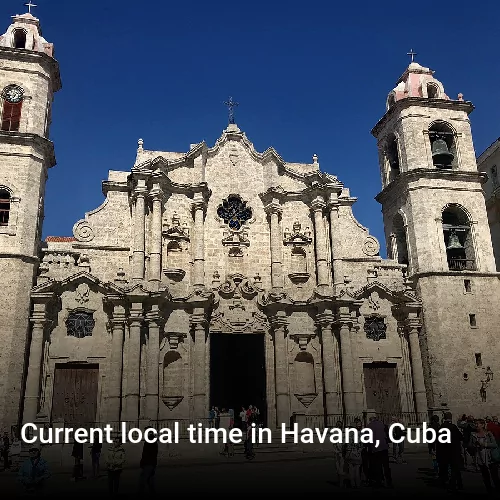 Current local time in Havana, Cuba