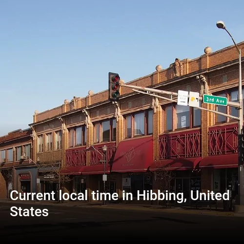 Current local time in Hibbing, United States
