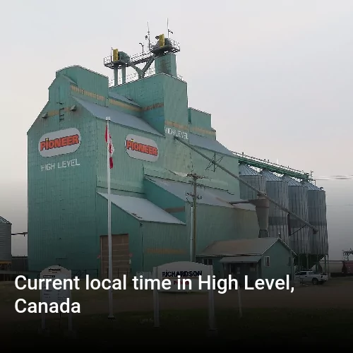 Current local time in High Level, Canada