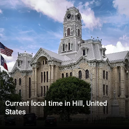 Current local time in Hill, United States