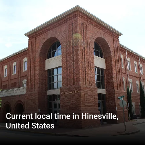 Current local time in Hinesville, United States
