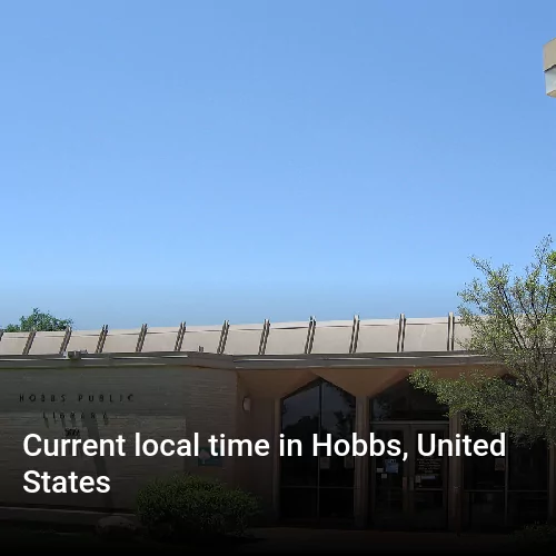 Current local time in Hobbs, United States