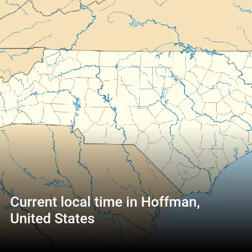 Current local time in Hoffman, United States