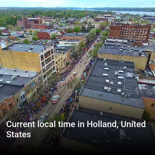 Current local time in Holland, United States