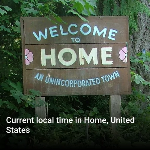 Current local time in Home, United States