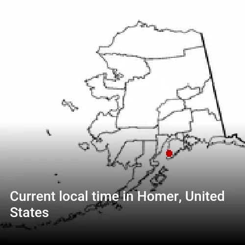 Current local time in Homer, United States