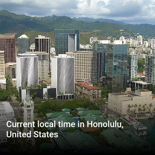 Current local time in Honolulu, United States