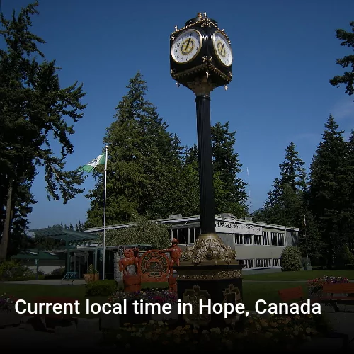 Current local time in Hope, Canada