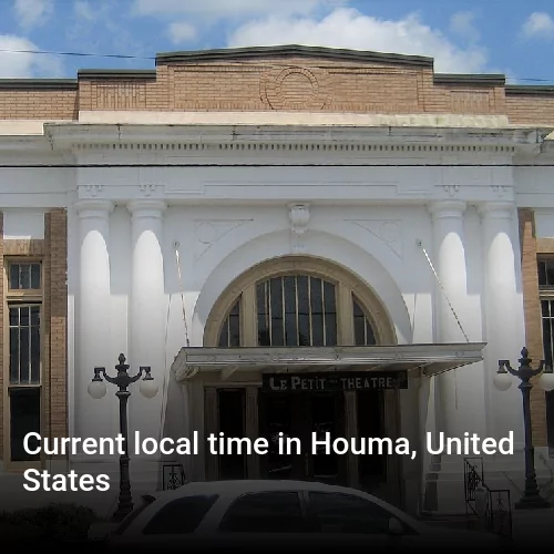 Current local time in Houma, United States