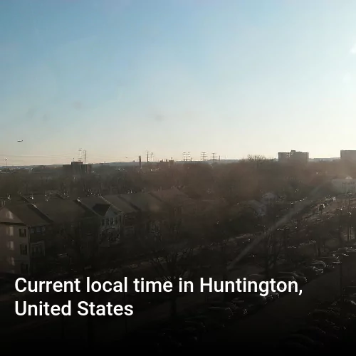 Current local time in Huntington, United States