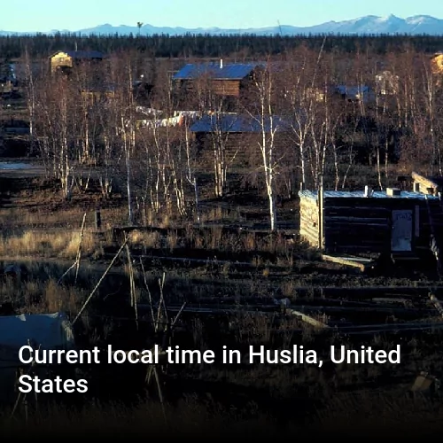 Current local time in Huslia, United States