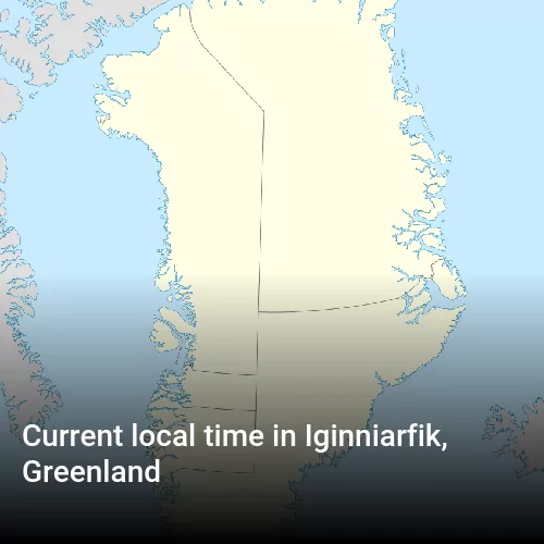 Current local time in Iginniarfik, Greenland