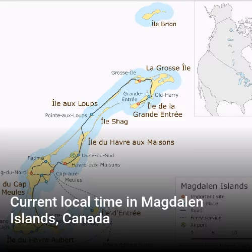 Current local time in Magdalen Islands, Canada