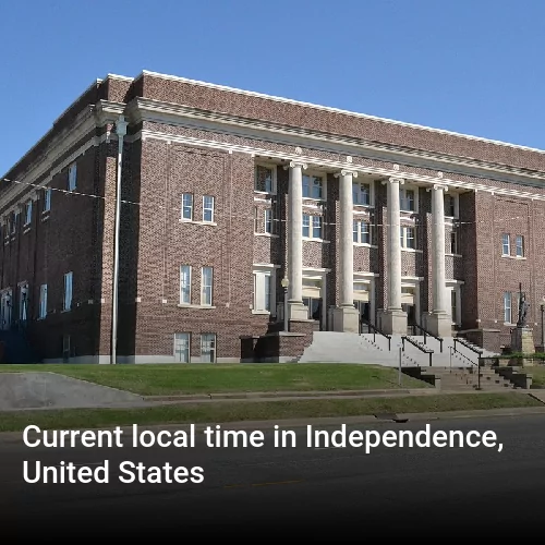 Current local time in Independence, United States