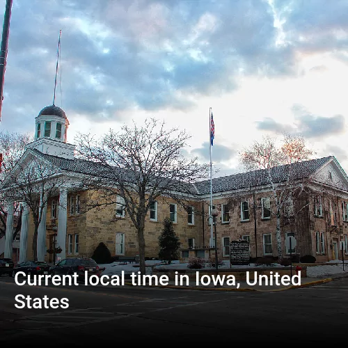 Current local time in Iowa, United States
