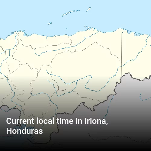 Current local time in Iriona, Honduras
