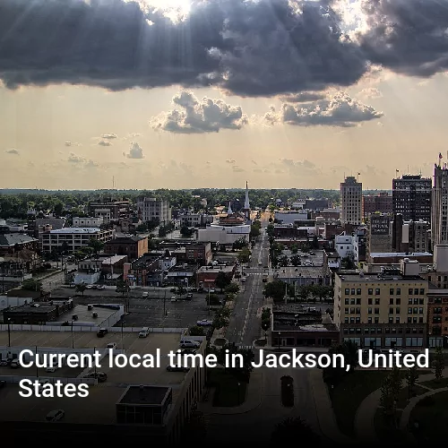 Current local time in Jackson, United States