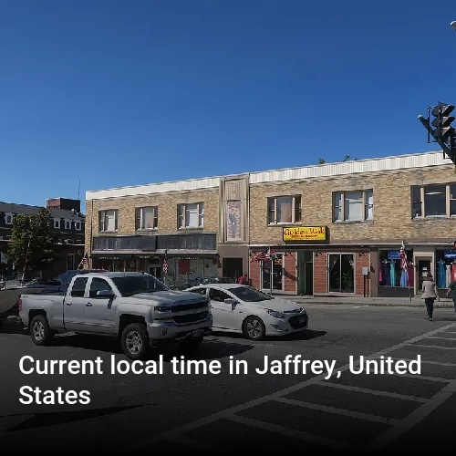 Current local time in Jaffrey, United States
