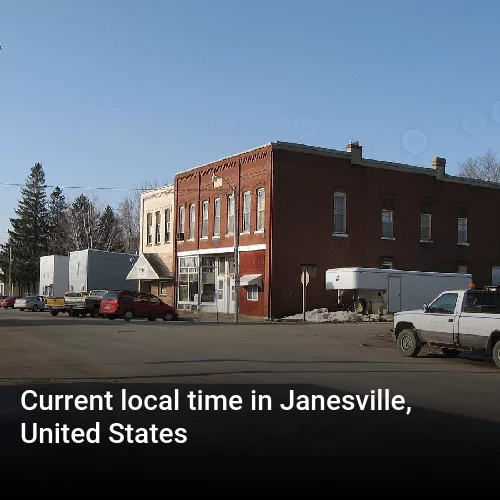 Current local time in Janesville, United States