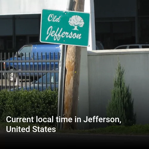 Current local time in Jefferson, United States