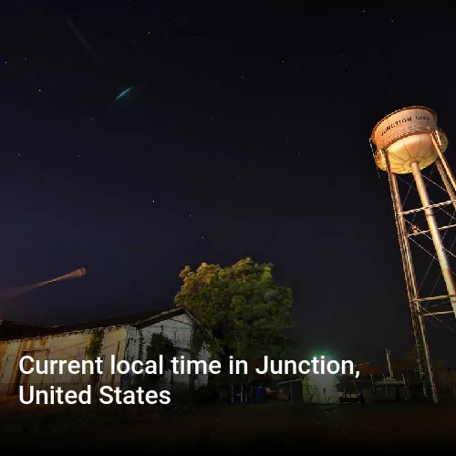 Current local time in Junction, United States