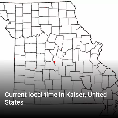 Current local time in Kaiser, United States