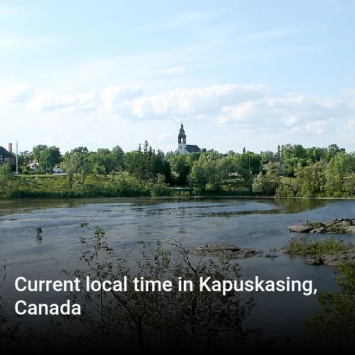 Current local time in Kapuskasing, Canada