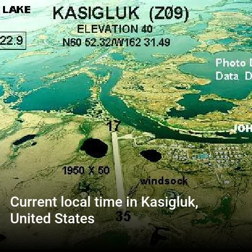 Current local time in Kasigluk, United States