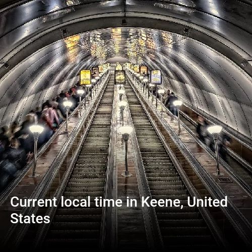 Current local time in Keene, United States