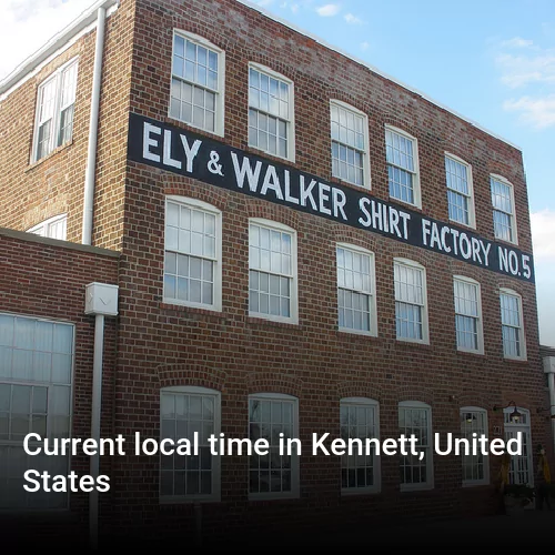Current local time in Kennett, United States