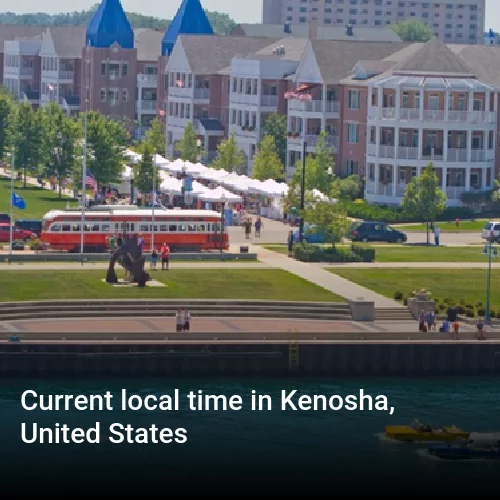 Current local time in Kenosha, United States
