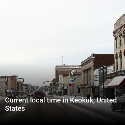 Current local time in Keokuk, United States