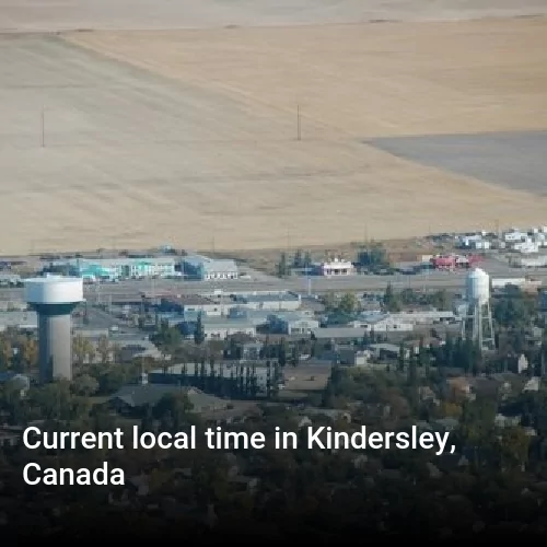 Current local time in Kindersley, Canada